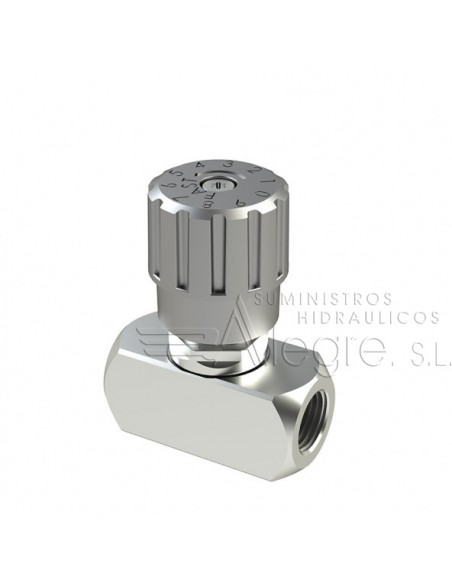 REGULADORA CAUDAL BIDIRECCIONAL 1/4