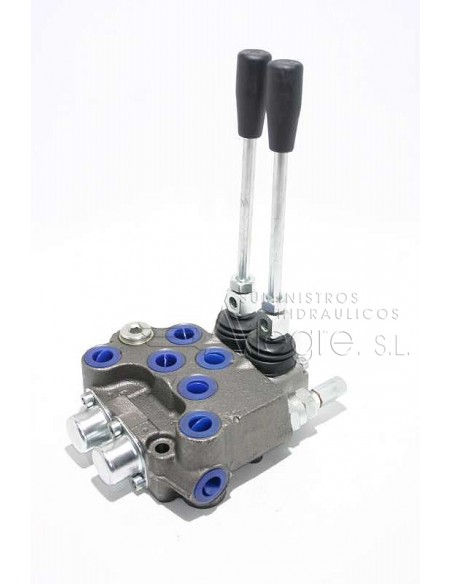 DISTRIBUIDOR DINOIL 3/8\" 2 PALANCAS 2 POSICIONES C.A. DO6DE2BACDZ180150