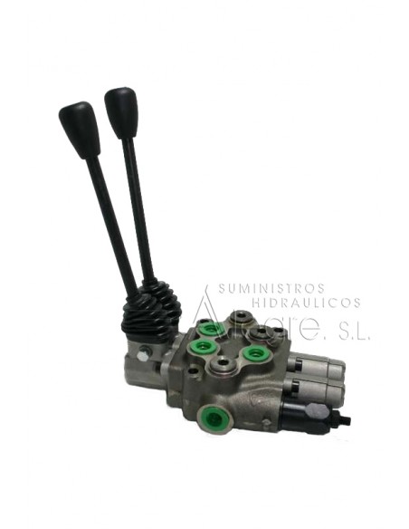 DISTRIBUIDOR ROQUET 3/8 2 PALANCAS  102N1PA12DS