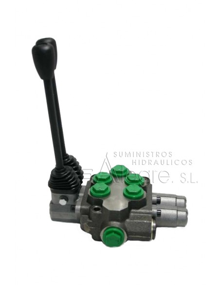 DISTRIBUIDOR 2PALANCAS 2 POSICIONES 3/8\" C.C.  102C11PXX-JD1