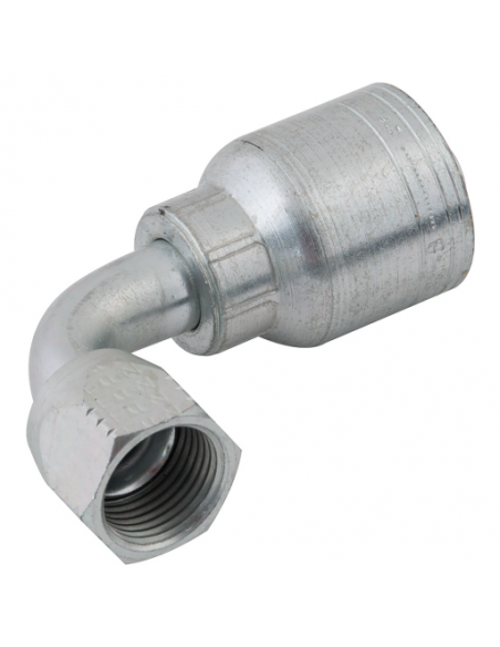 Codo 90º Hembra Giratoria JIC R1-R2