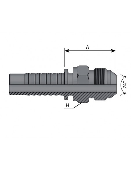 MACHO FIJO ROSCA JIC COLA ITALIANA