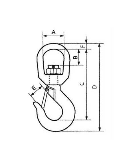 GANCHO GIRATORIO 2TN