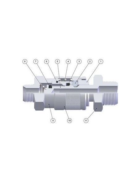 ENCHUFE HEMBRA ROSCA HEMBRA SERIE 110 1/4\"